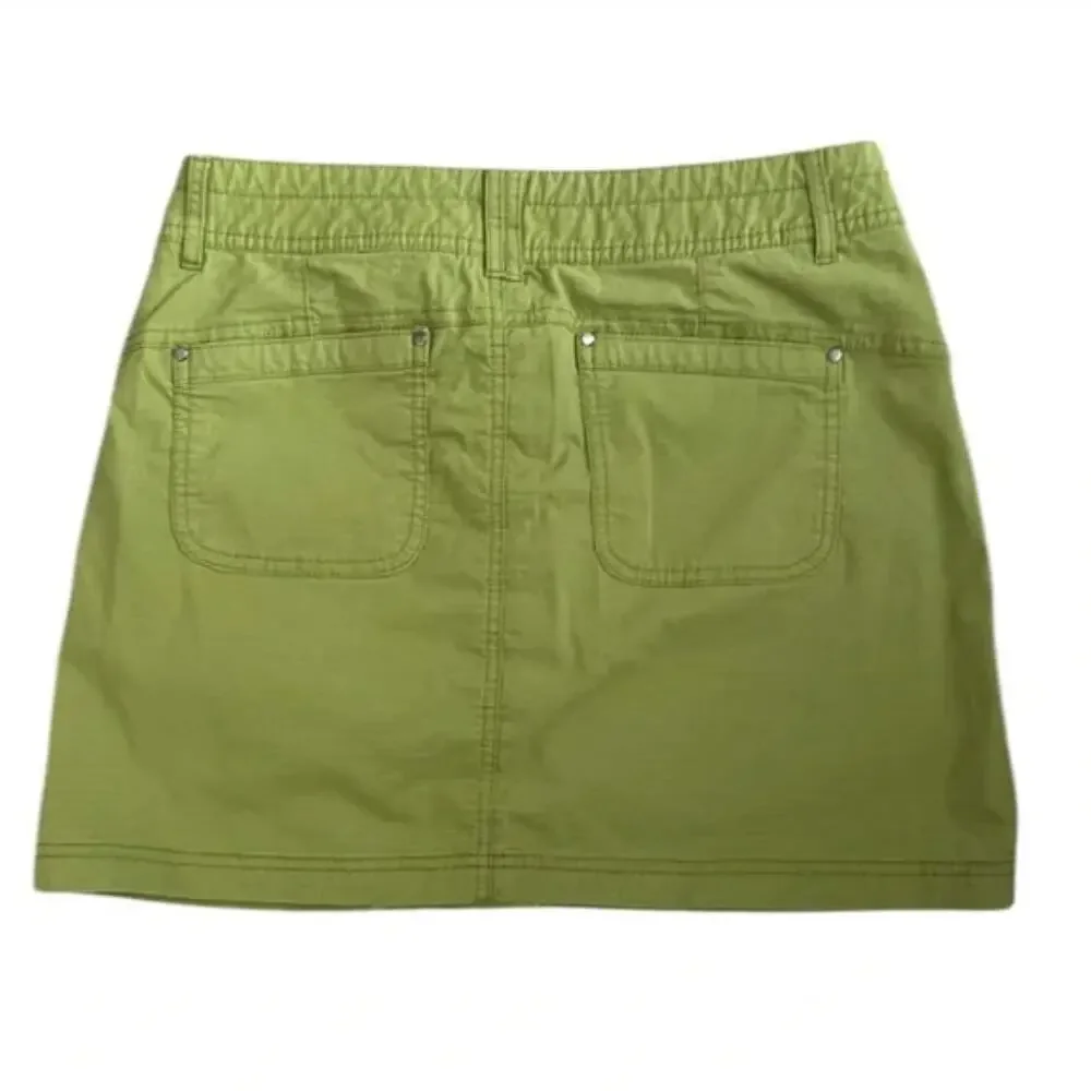 Title Nine Green Active Wear Cotton Skort Sz 4 - Picture 4 of 4
